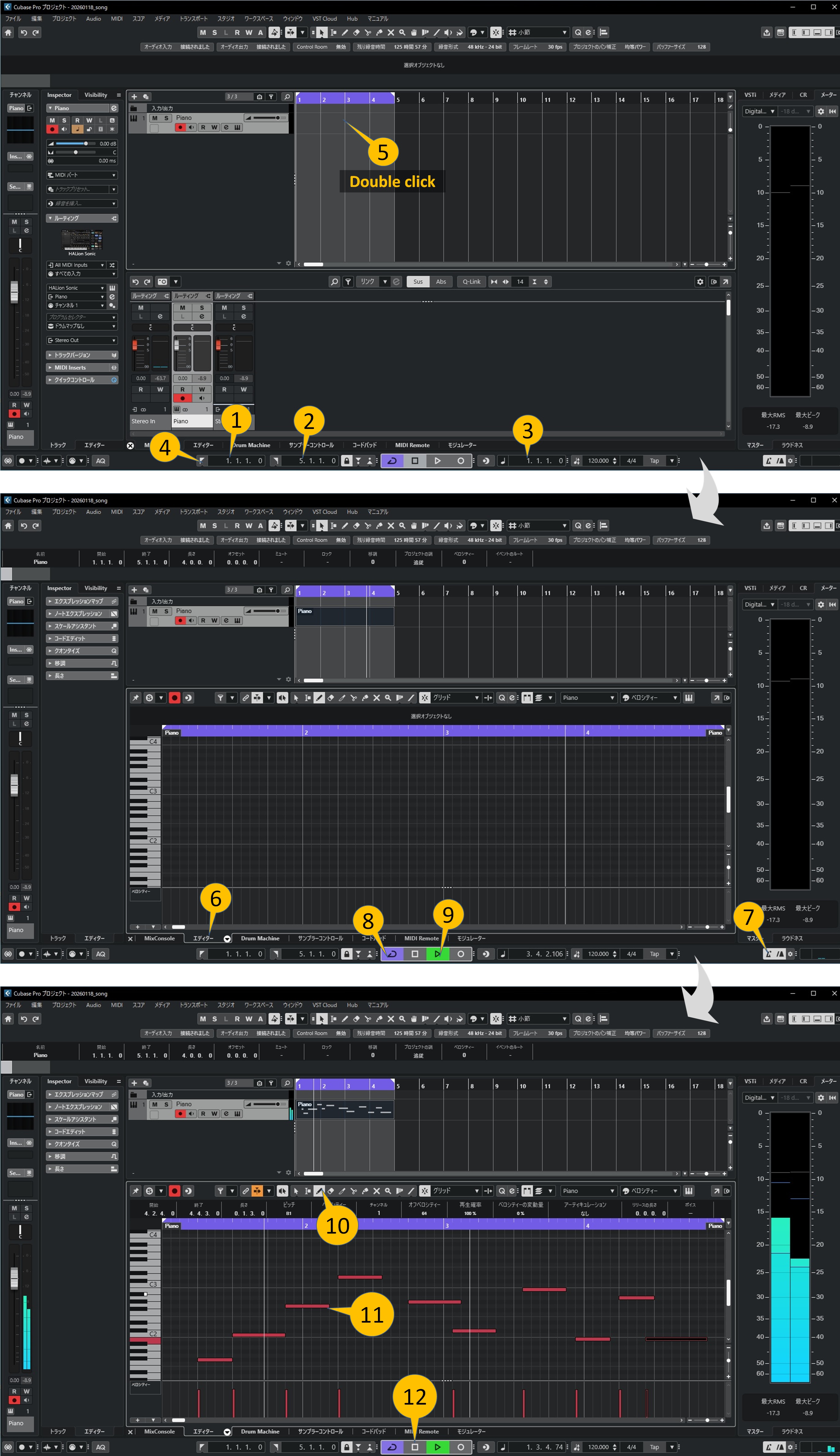 打ち込んでみる