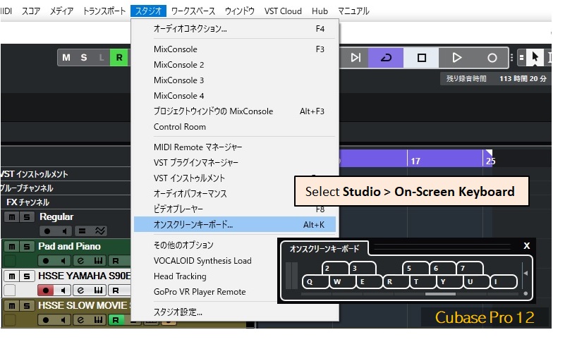 Turn on the on-screen keyboard